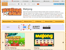 Tablet Screenshot of mahjongspielen.de