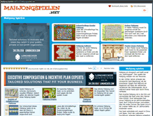 Tablet Screenshot of mahjongspielen.net